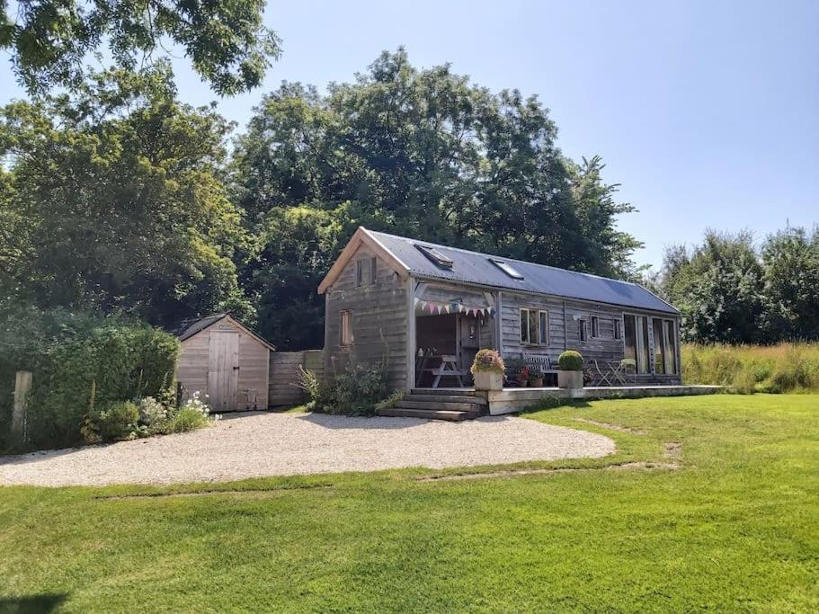 Log Cabin At The Old Summer Dairy Glastonbury Somerton  Eksteriør billede