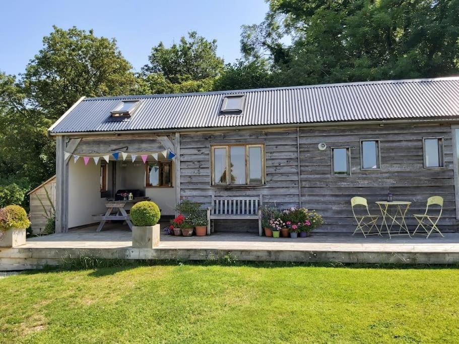 Log Cabin At The Old Summer Dairy Glastonbury Somerton  Eksteriør billede