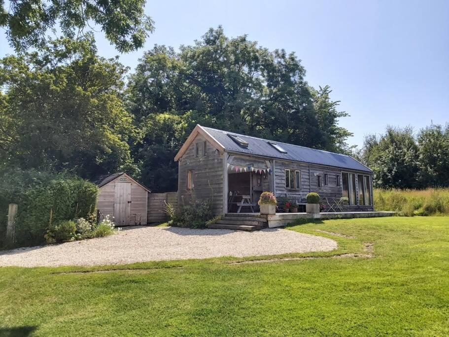 Log Cabin At The Old Summer Dairy Glastonbury Somerton  Eksteriør billede