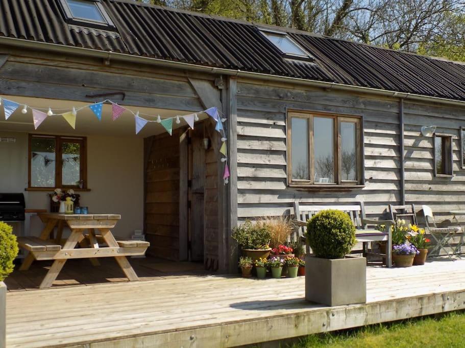 Log Cabin At The Old Summer Dairy Glastonbury Somerton  Eksteriør billede